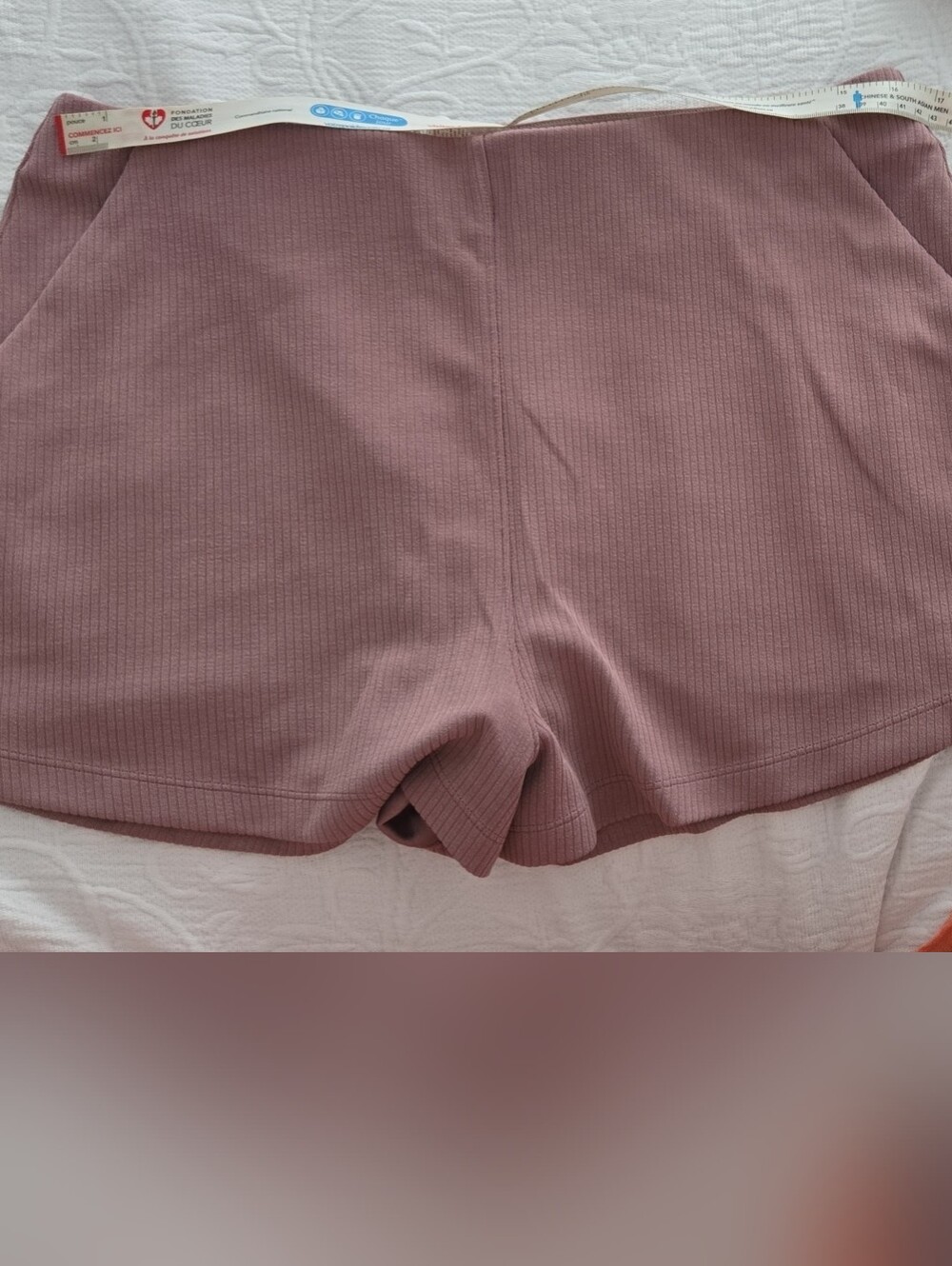 lululemon athletica High-Waist Mauve Ribbed Shorts